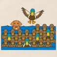 thumbnail image 4 of CafePress - Toller In Ducks Tote Bag - Unisex Canvas Tote Bag, Beige, 1-Piece, 4 of 8