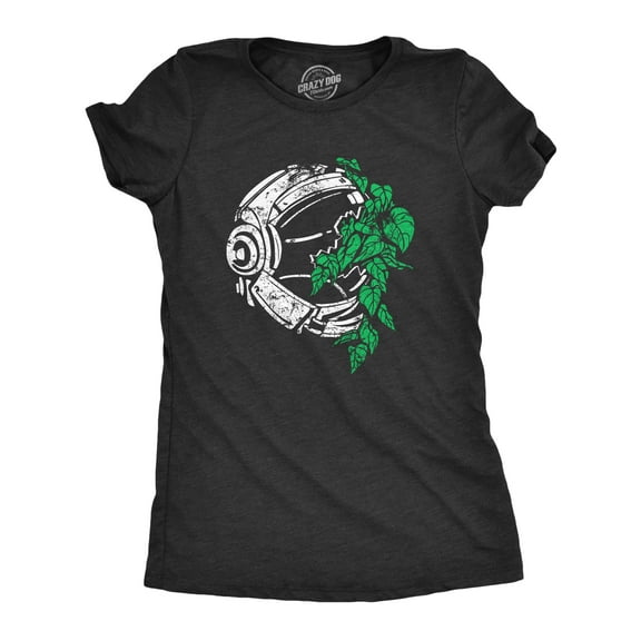 Womens Plant Astronaut T Shirt Funny Cool Space Explorer Nature Lover Tee for Ladies Womens Graphic Tees