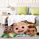 thumbnail image 4 of Cocomelon anti-pilling, suave, ligera, esponjosa y acogedora de lujo para hogar y cocina – Perfecta para niños y adultos,120X150cm, 4 of 6