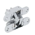 2024 new Concealed Door Hinge 180 Degree Swing Zinc Alloy Adjustable