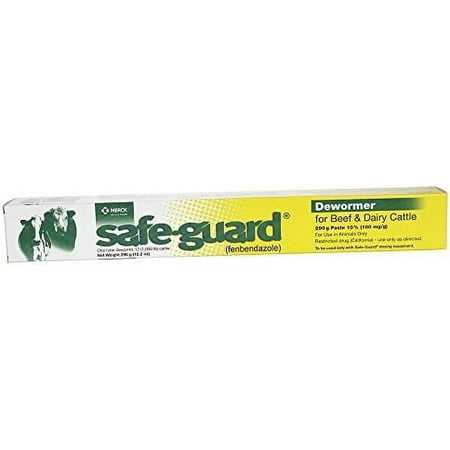 Merck Animal Health Safe Guard Beef Dairy Cattle Dewormer Paste 290gm XC