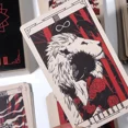 thumbnail image 2 of The Lost Hollow-baraja de Tarot con 80 cartas mayores y menores, tamaño de bolsillo de 78 cartas, juego de adivinación, herramientas de adivinación, elemento del zodiaco4296, 2 of 5