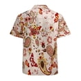 thumbnail image 3 of High Quality Hawaiian Shirts for Men Short Sleeve Aloha Beach Shirt Floral Summer Casual Button Down Shirts Blouses DLF549, 3 of 7