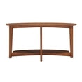 thumbnail image 5 of Alaterre Monterey 60"L Console/Media Mid-Century Modern Wood Table, Warm Chestnut, 5 of 13