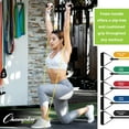 thumbnail image 5 of Champion Sports XF Resistance Tube Bands for Men and Women, Medium Resistance, Red - Durable Fitness Band for Strength Training, Stretching, Rehabilitation - Premium Home Workout Equipment, 5 of 6