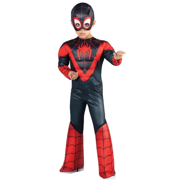 Toddler Boys' Marvel Miles Morales Spider-Man Costume by Jazwares - Size 3T-4T