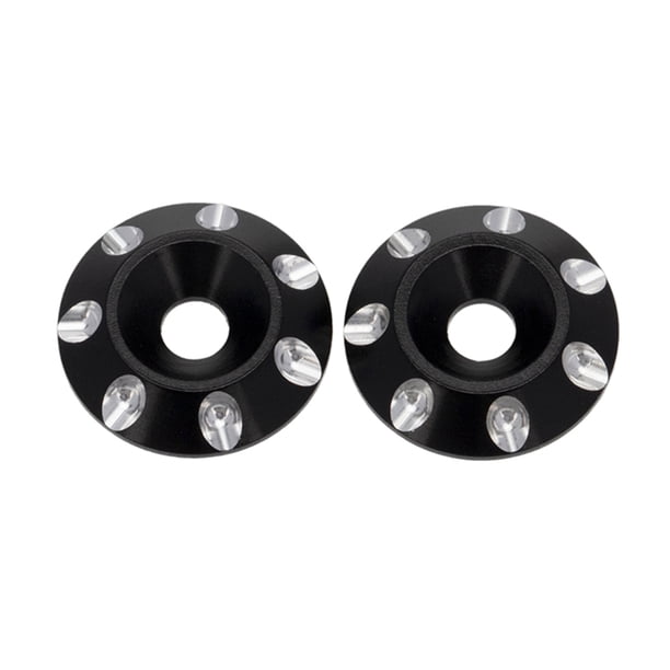Control remoto Metal Ala trasera Juntas 1/8 Fortalecimiento desmontable Modificación de la cola Modificación Actualización Reemplace Parts Negro Pack de 2 Inevent FN001232-04