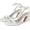 Bright White, variant on by Sam Edelman Women's Holly Block Heel Sandal Berry Blush Multi 8.5M