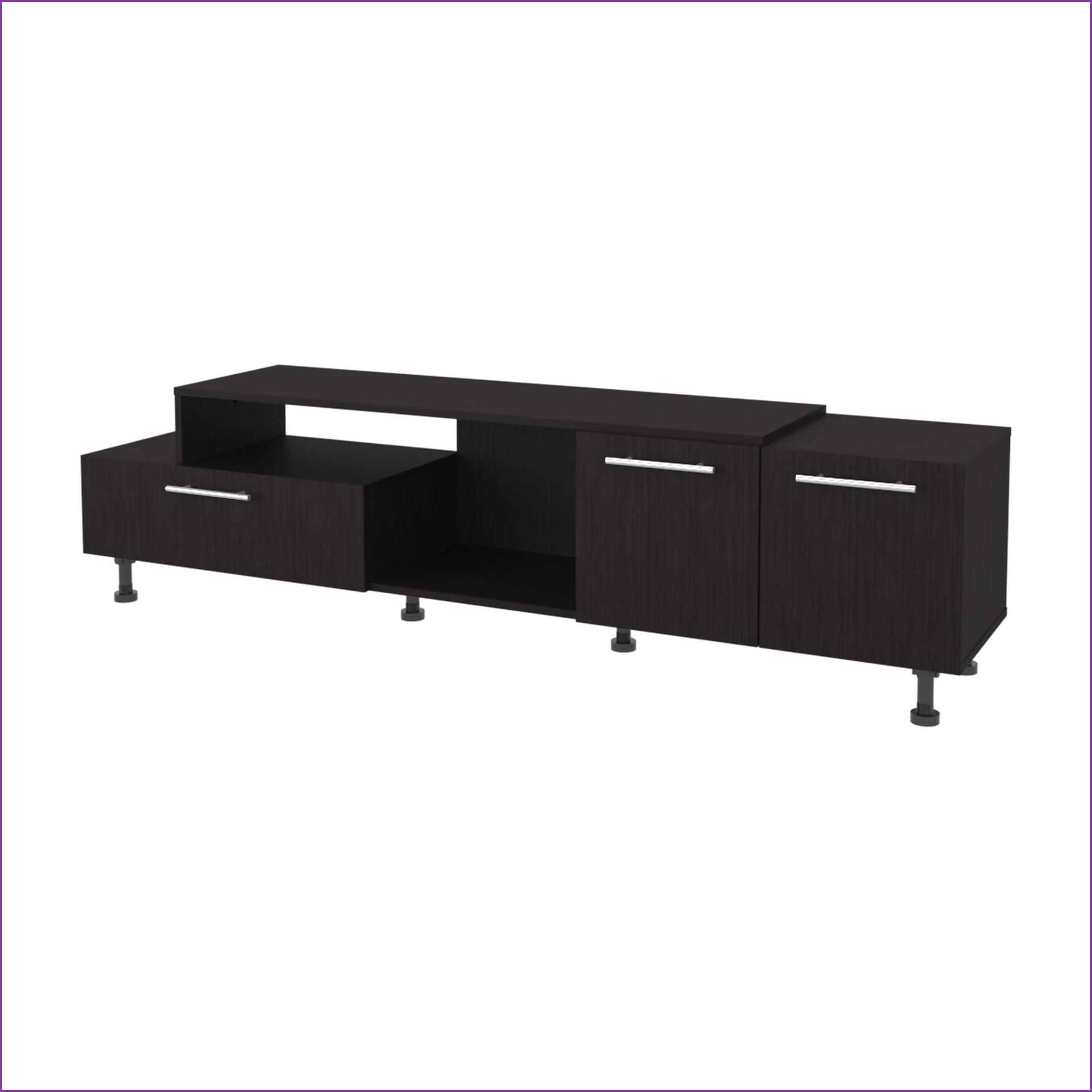 TV Furniture Modern Liberty Entertainment Center with Drop-Down Door, Adjustable Legs & Storage | TV Size Ranges 60-69 inches | Wenge