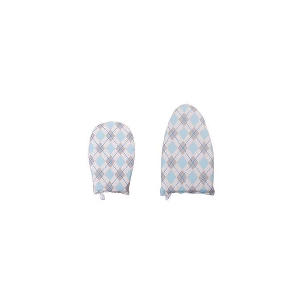 Naiovety 2 piezas de guantes de vapor para ropa, algodón, impermeable, resistente al calor, almohadilla para tabla de planchar, accesorio de Type2 NO2