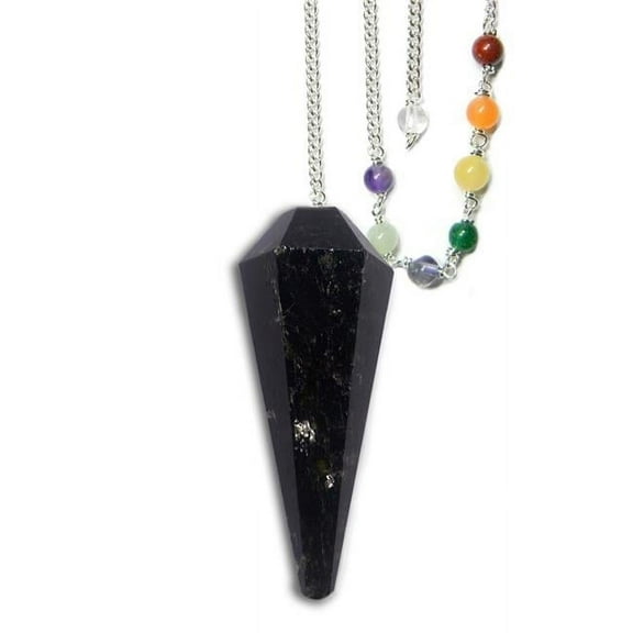 Black Tourmaline Protection Chakra Pendulum