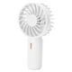 thumbnail image 4 of Ventilador portátil de mano con viento mejorado, recargable por USB para viajes, oficina, estudio (blanco), 4 of 10