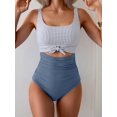 thumbnail image 2 of Olaglory Women's One Piece Swimsuit Tummy Control Bathing Suit for Women Slimming Cutout Tie Knot Swimwear, 2 of 7