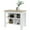 White + Light Oak, variant on White/walnut Kitchen Island . Abundant Storage Options. 40.5"w X 27.5"d Countertop. Frame. Easy Installation. 36.02"h 26.74"d 39.79"w. 74.88 Lb With Look. Ample Worktop For Kitchen. 3 Shelves