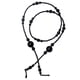 thumbnail image 1 of Elegante soporte para gafas con correa de cadena y cuentas para mujeres y hombres. Negro, 1 of 7