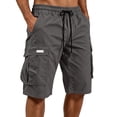 thumbnail image 2 of Trgacdwlo Mens Shorts Cargo Lightweight Mens Shorts Athletic Running Workout Quick Dry Elastic Waist Casual Shorts for Men with Pocket, 2 of 8