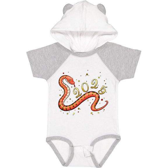 Inktastic 2025 Year of the Snake New Year Snake Boys or Girls Baby Bodysuit