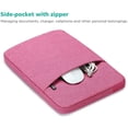 thumbnail image 2 of KOMI 15" 16" Laptop Sleeve Case Notebook Protective Cover for 15" MacBook Air M3 M2 / 16" MacBook Pro M3 M2 / 15" Surface Laptop 5 4 3/16" ThinkPad Z16 / Yoga 7i / 15.6 Dell XPS 15 /HP EliteBook, Red, 2 of 7