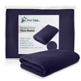 thumbnail image 3 of JMR Soft Twin Size Fleece Blanket 66x90 Beige-Ultra-Soft and Warm Fleece Throw Blanket for Bed, Couch, or Sofa-Machine-Washable, Shrink-Resistant, Wrinkle-Resistant Microfiber Plush Navy, 50X60, 3 of 8