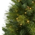 thumbnail image 3 of Nearly Natural 5ft. North Carolina Mixed Pine Artificial Christmas Tree with 200 Warm White LED Lights, 711 Bendable Branches and Pinecones, 3 of 7