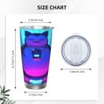 thumbnail image 4 of Snorlax Insulated Tumbler Stainless Steel Coffee Mug Vacuum Double Wall Thermal Travel Cup 20 oz, 4 of 4