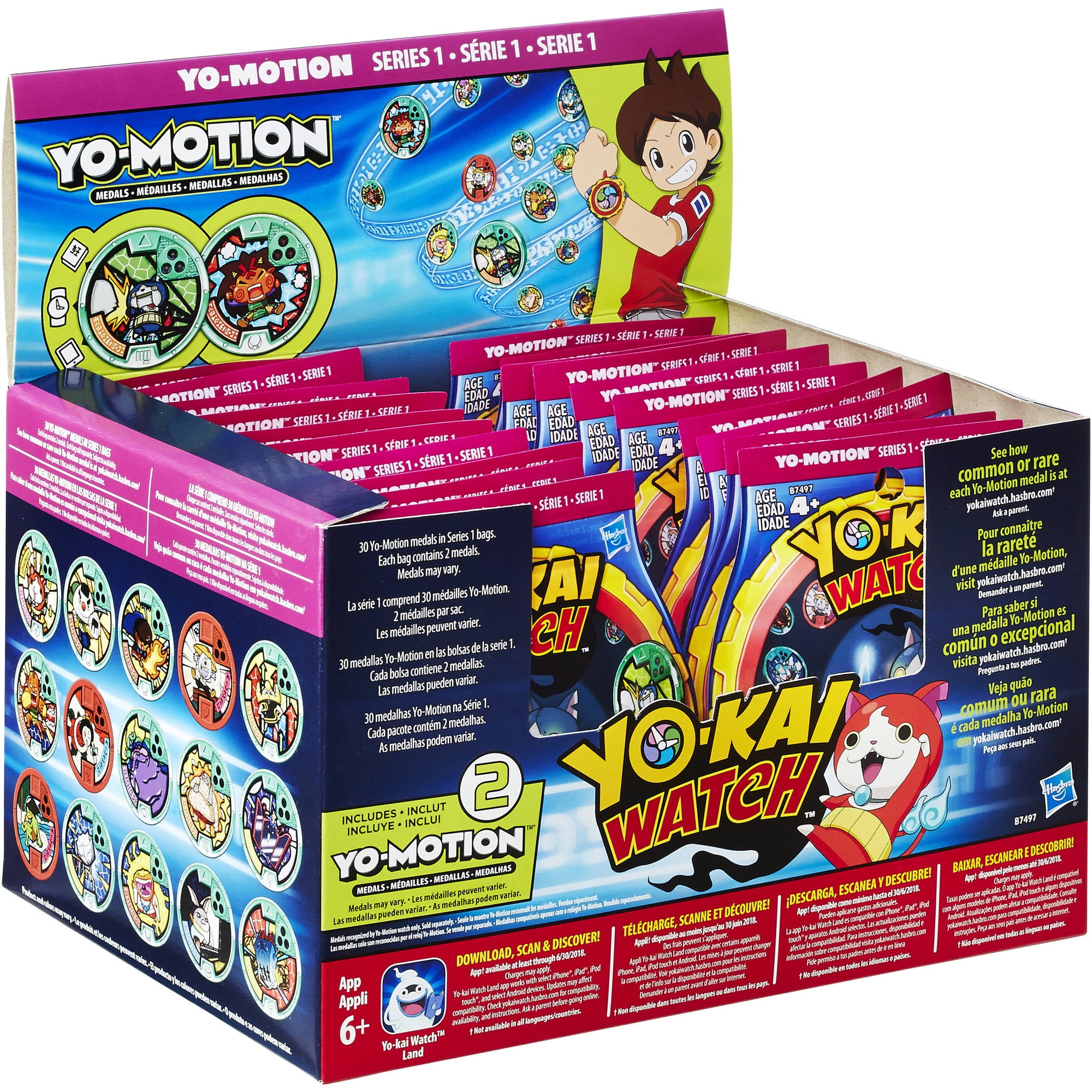 Medalhas YoKai Watch Yo-Motion serie 2