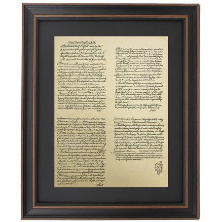 Framed Virginia Declaration of Rights by George Mason. Replica Prints by Patriot Gear Company