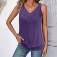 thumbnail image 4 of UPPADA Womens Tank Tops Summer Sleeveless Shirts Ladies Ribbed Wide Shoulder Straps Tees Racerback Tight Slim Fitted Workout Tank Tops Fitted Tops Racer Back Blouses,Sales Today Clearance Items, 4 of 8