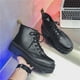 thumbnail image 1 of Botas altas de cuero estilo otoño para hombre, botas de moto impermeables con suela gruesa, 1 of 5