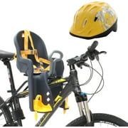 Cyclingdeal Bicycle Seat for - Kids Child Children Infant Toddler - Front Mount Baby Carrier Seat Bike Carrier USA Safely Standard with Handrail and Helmets - Great for Adult Bike Attachment