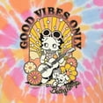 thumbnail image 4 of Wild Bobby Betty Boop Pudgy Good Vibes Only Betty Boop Tie-Dye T-Shirt, Aerial Spiral, X-Large, 4 of 4