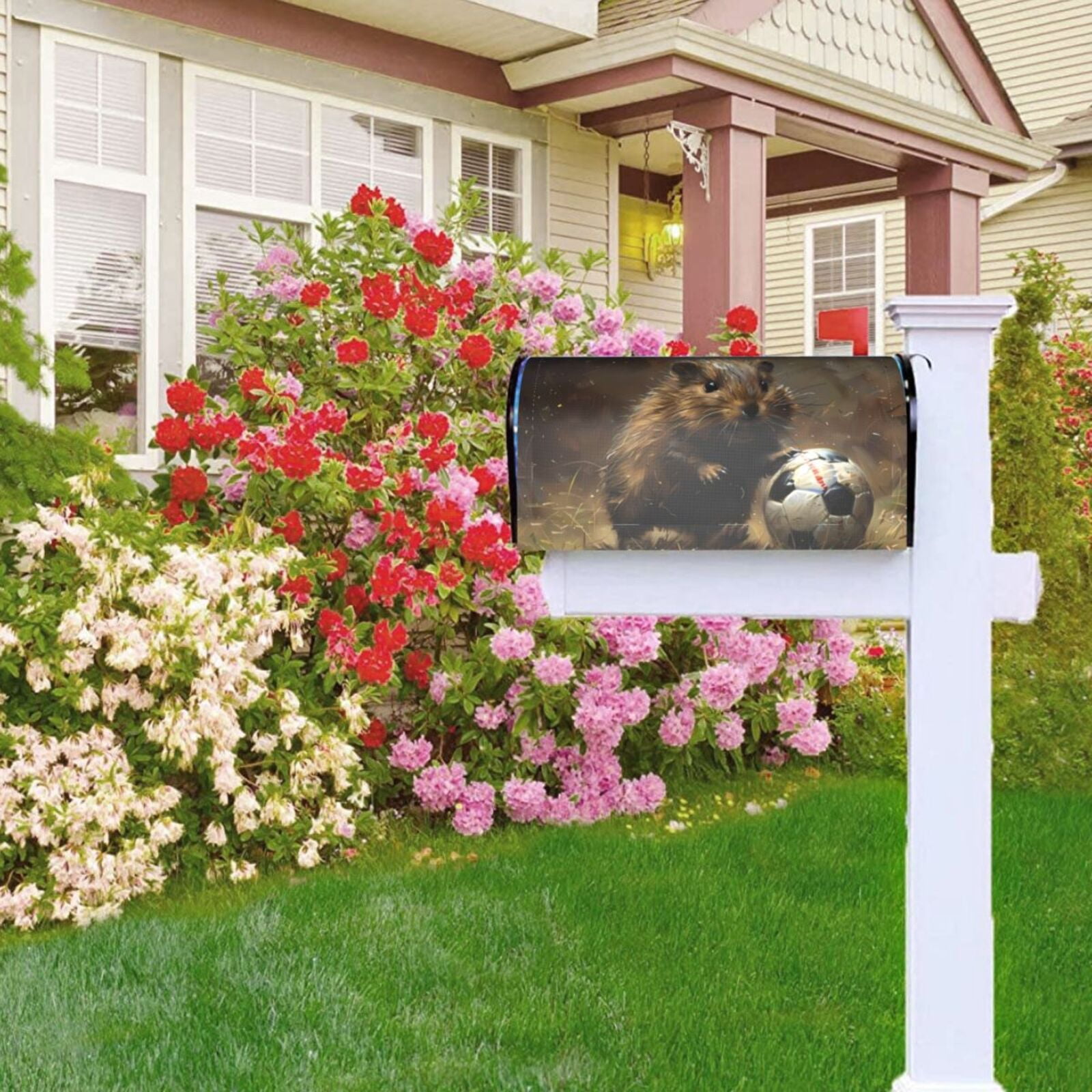 Kdxio Magnetic Mailbox Cover 21x18 in Mailbox Cover Outdoor Decoration Holiday Mailbox Covers for Home Garden Yard-21x18 in