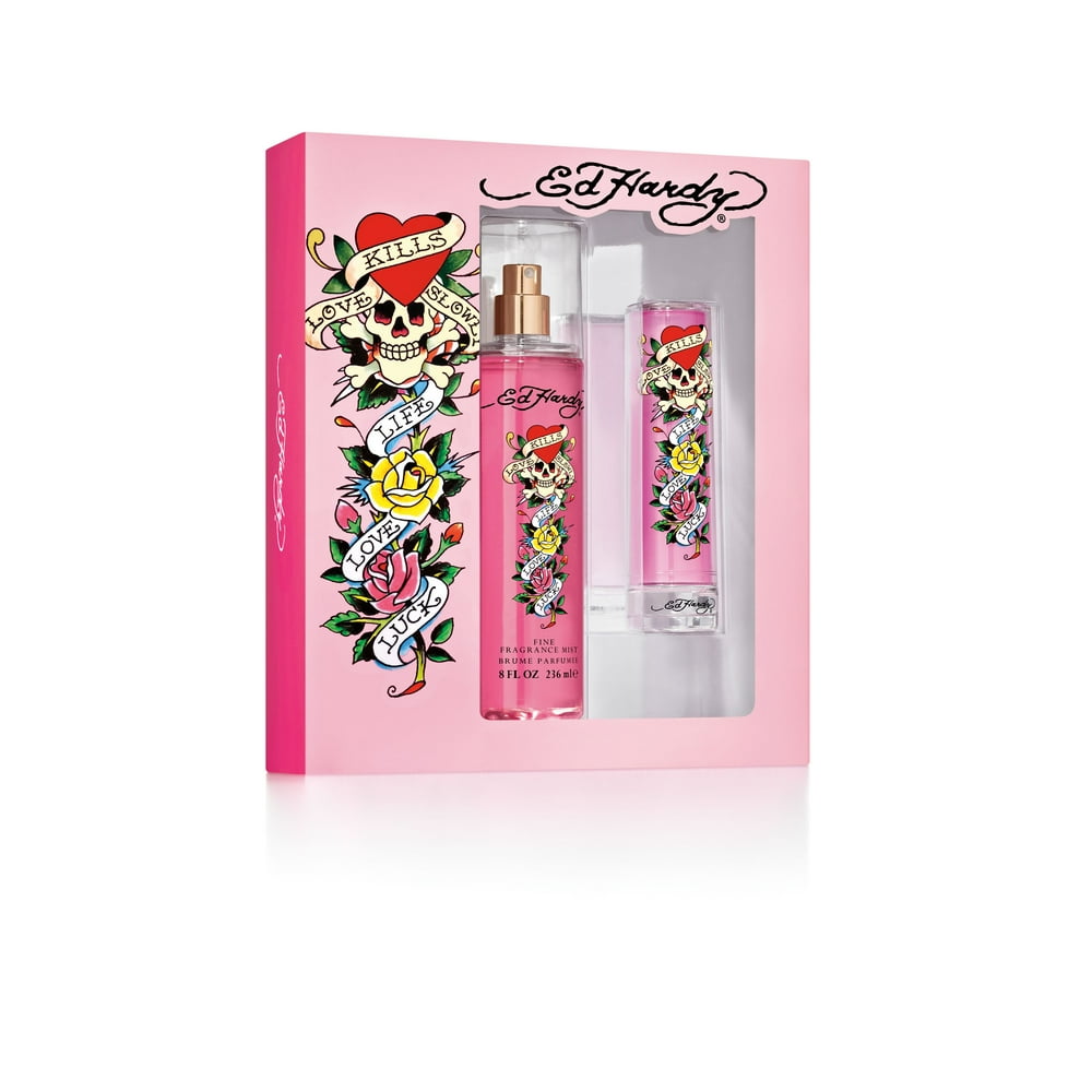 Ed Hardy Fragrance Gift Set for Women, 2 piece