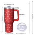 thumbnail image 2 of Christmas 40oz Tumbler– Stainless Steel Insulated Tumbler with Handle and Straw, Large Capacity Travel Cup for Hot & Cold Drinks, 2 of 7
