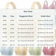 thumbnail image 2 of Ohufall Bras for Older Women 2026 Front Closure Wireless Push Up Bras Everyday Wirefree Comfortable Sleep Bras, 36B/C-48B/C, 2 of 8
