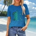 thumbnail image 4 of Ankishi Sea Turtle T Shirts for Women Crew Neck Trendy Graphic Tees Funny Casual Clothes Short Sleeve for Vacation Beach Travel, 4 of 8