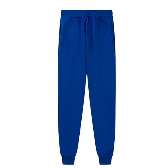 Teen Sweatpants Drawstring Pants With Pockets Girls Solid Pants Blue Toddler Sweatpants Boys Sweatpants 12-13 Years