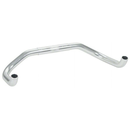 Nitto Time Trial Handlebar: 42cm Width 26.0mm Bar Clamp 60mm Drop Alloy Sliver