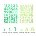 Luminous Numbers English Letters Luminous Stickers Removable Fluorescent Decorative Wall