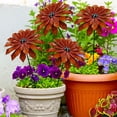 thumbnail image 6 of PSVFUJZ Metal Flower Garden Stakes,Decorative Garden Stakes Ornaments Outdoor Yard Art Decorative Lawn Accents for Backyard Patio Garden Walkway and General Outdoor Landscape Use, 6 of 7