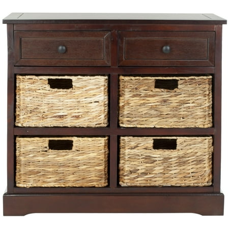 UPC: 0683726470755 | Safavieh American Homes Collection Herman Storage Unit  Dark Cherry