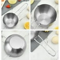 thumbnail image 3 of Portable Pot With Double Sided Pouring Lips For Camping Stainless Steel Pot For Soup Milk Camping Pan, 3 of 7