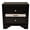 Black, variant on Full access drawers / Nighttime storage need / Stylish black wood nightstand