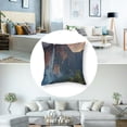 thumbnail image 5 of BANET  Blue Nature Waterfall Throw Pillow Covers,Green Beautiful Decorative Pillow Covers Digital Printing Blended Fabric for Couch Sofa Bed Invisible Zipper  18x18in, 5 of 7