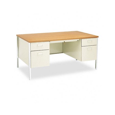 Hon Company Oak Desk - HON 34000 Series Desk