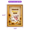 thumbnail image 5 of Proud Maltese Mom Happy Mother's Day with Love Acrylic Plaque with Wood Photo Frame Box Maltese Dog Lover Gifts Idea Light Box - 02003, 5 of 5