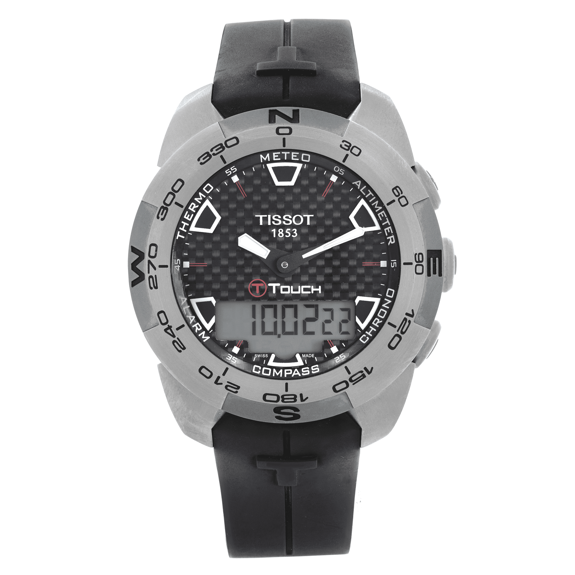 Tissot T Touch Expert 44mm Titanium Black Dial Quartz Watch