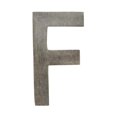 thumbnail image 1 of Architectural Mailboxes 3582APA-F 4 in. Brass Floating House Letter F, Antique Pewter, 1 of 1