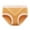 Yellow, variant on fatyb Women's Cotton Underwear Mid Waisted Full Coverage Stretchy Briefs Soft Breathable Ladies Panties
