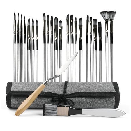 Pack De 24 Pinceaux à Laine Wooster 5221-2 - Pointe Argent 2,5 Pouces, Angle Ceinture